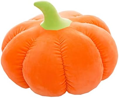 Pumpkin Throw Pillow, Cute Stuffed Plush Toy Sofa Cushion for Home Decor Kids Gift (35cm)