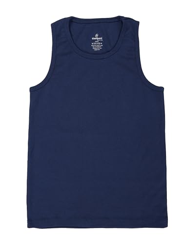 Image of KiddoPanti Boys 100% Cotton Rib Vest Pack of 3