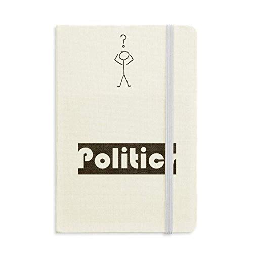 Course And Major Politics Black Question Notebook Classic Journal Diary A5
