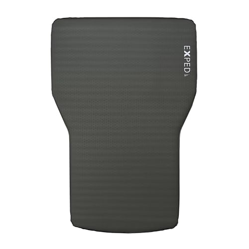 Exped MegaMat Auto - Self Inflating Soft Car Sleeping Mat, 4” Foam Pad, Wheel Cutouts, Pump...