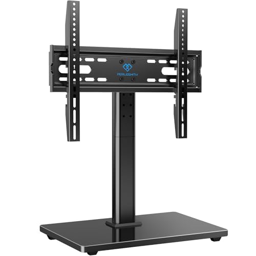PERLESMITH Universal TV Stand Legs for 32-70 inch TVs up to 99 lbs, Height Adjustable Tabletop Television Stand Mount, Universal TV Base for Livingroom & Bedroom, VESA 400x400mm PSTVS04-N2
