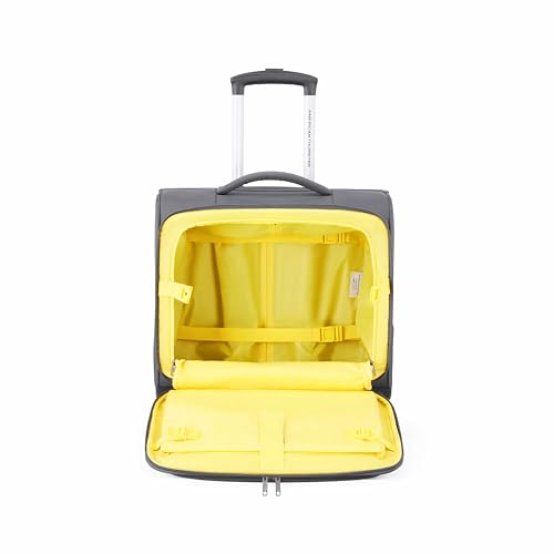 Image of American Tourister Trend Biz | 33 Ltrs | 1 Compartment | 360 Spinner Wheels | Rolling Tote Bag | 3 Year International Warranty Grey