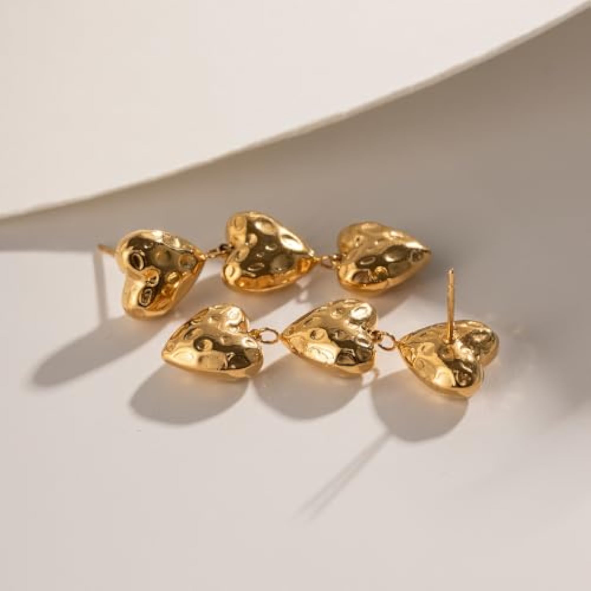 Women's Cute Heart-Shaped Little Heart Earrings, Hypoallergenic