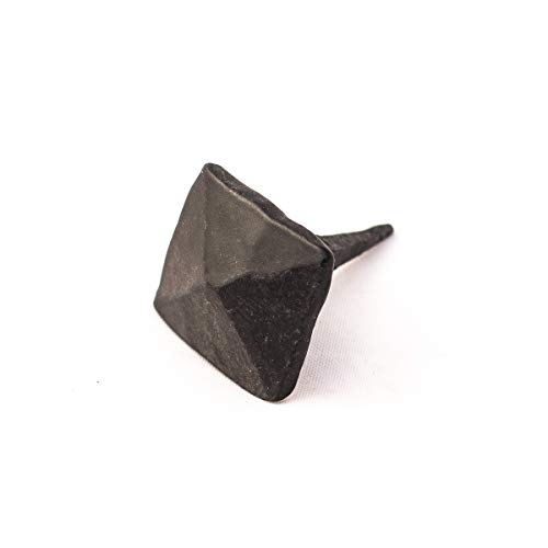 Antikas Clous forgés - Clous en fer forgé - Clous décoratifs - Tête carrée - 25 x 25 x 8 mm - Clous en fer Cover