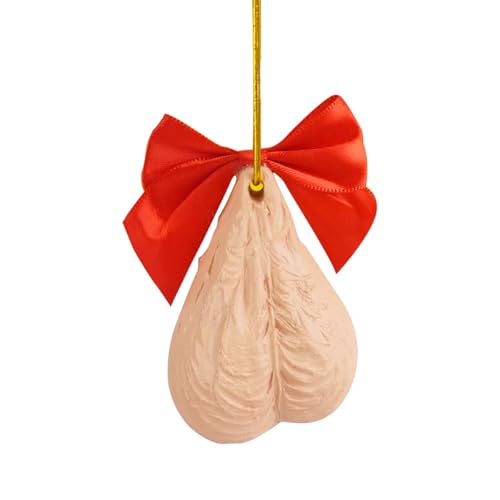 ZHNERY Funny Christmas Tree Ornament Naughty Hanging Ornament for Christmas Decorations Car Rearview Mirror Xmas Prank Gift