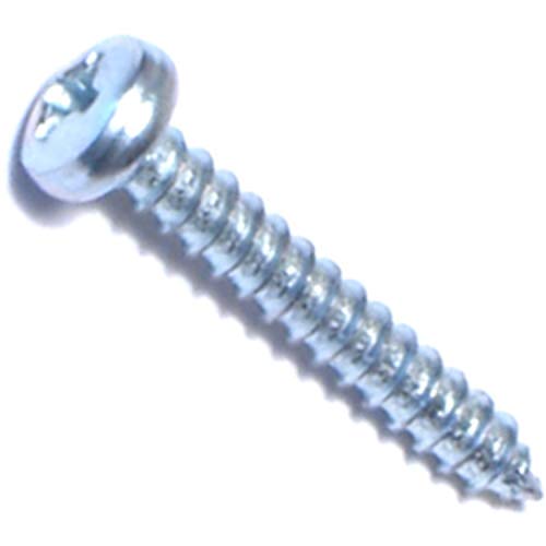 Hard-to-Find Fastener 014973297411 Phillips Pan Sheet Metal Screws, 4 x 3/4, Piece-100, zinc
