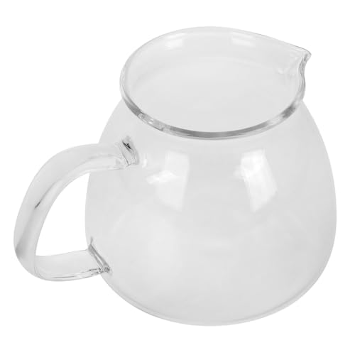 NAMOARLY Elegant Glass Coffee Pot Drip Coffee Maker High Transparency for Hand Drip Coffee Cold Brew Sharing Pot for Family Friends