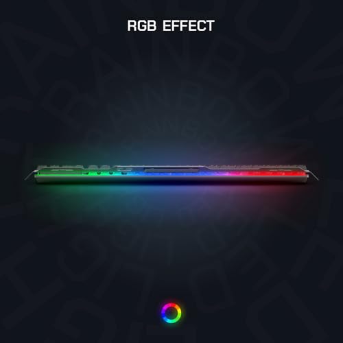 Image of TAG GAMERZ Avenger 3.0 RGB Gaming Keyboard and Mouse Combo, Multi-Color LED Lights, 7-Button Gaming Mouse, High-Resolution Sensor with 3200 DPI, x2 Fire Key, Braided Cable, Metal Body, Multimedia Keys