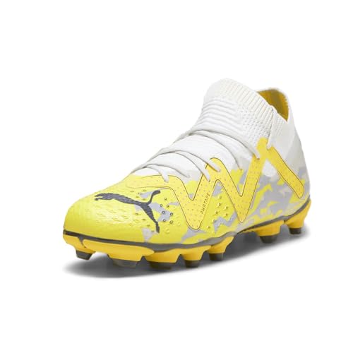 PUMA PUMA Unisex Kid Future (Little Kid/Big Kid) Sedate Gray/Asphalt Yellow Blaze 5.5 Big Kid Medium