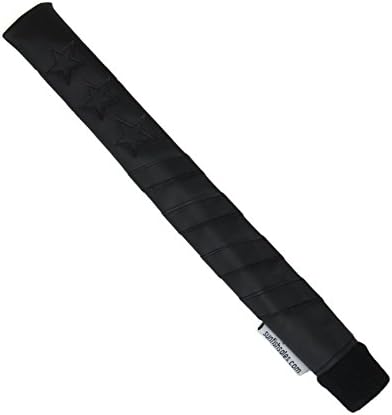 Sunfish Leather Golf Alignment Stick Cover Holds 2 Sticks Black Murdered Out Liberty USA Flag