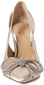 Jewel Badgley Mischka Gerry Cutout Stiletto Pump Champagne | Image 1