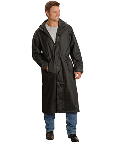 Outback Trading Women's 2406 Pak-a-roo Duster Waterproof Windproof Seam-Sealed Long Sleeve Rain Coat