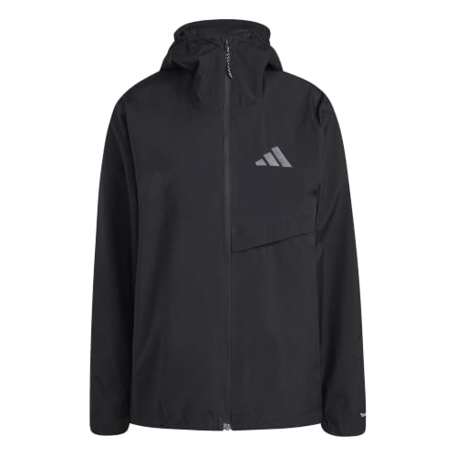 adidas Women's Terrex Multi 2 Layer Climaproof Rain Jacket, Black, X-Large