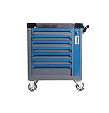 420 Pcs Heavy Duty Tool Set in Rolling Stainless Steel Tool Chest – 7 Drawer Tool Cabinet Trolley for Garage Workshop & Home Maintenance - No Tools Included