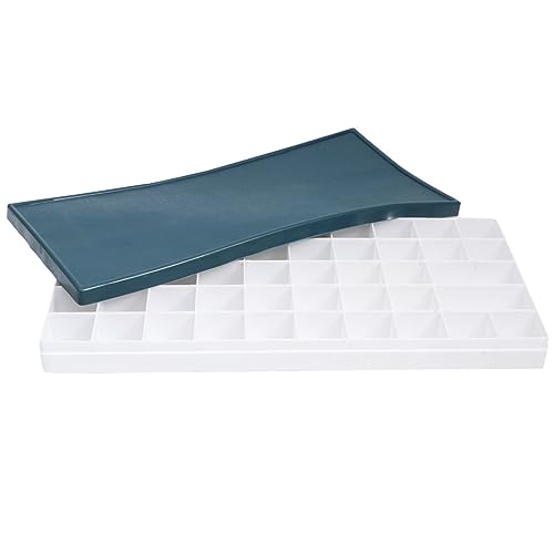 CIMAXIC Practical Paint Tray Soft Cover 48 Grids Gouache Case for Art Students
