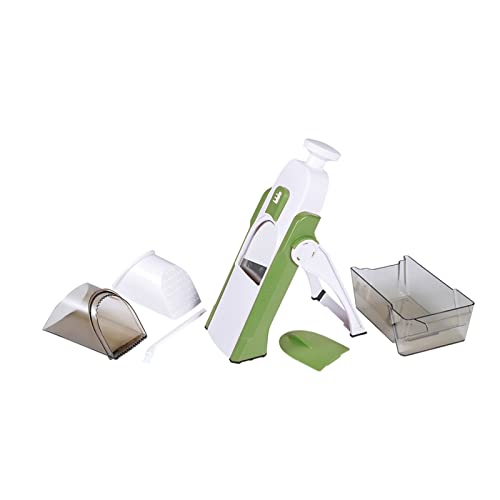Mandoline de cuisine pliable avec ensemble multifonctionnel pour dés - 7