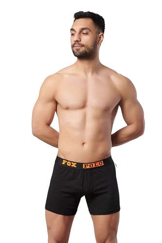 Men’s Boxer Briefs 4-Pack Gift Set – Printed Striped Design – Cotton Stretch Underwear – Soft, Breathable Fabric2