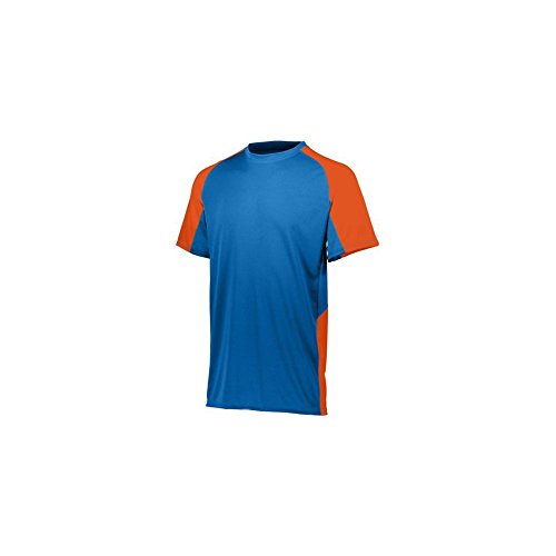 Augusta Sports Youth Cutter Jersey, Royal/Orange, Small