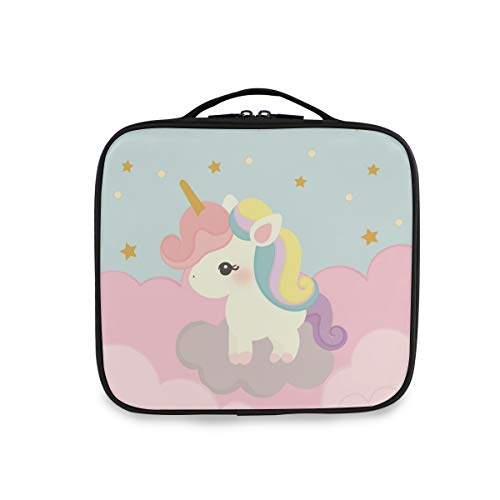 Sac cosmétique licorne rose idéal pour voyage et vacances
