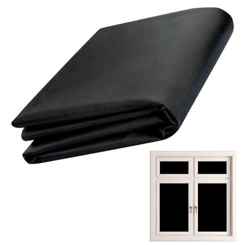 Black Out Shade for Window - Window Sun Shades for Home - Window Heat Blocker, Room Darkening Curtains, 420D Oxford Cloth Roller Blind for Car Travel TV Room