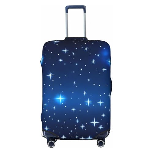 Luggage Suitcase Cover Protector, Printed Blue star pattern Luggage Covers for Suitcase, Baggage Covers Fits 18-32 Inch Luggage