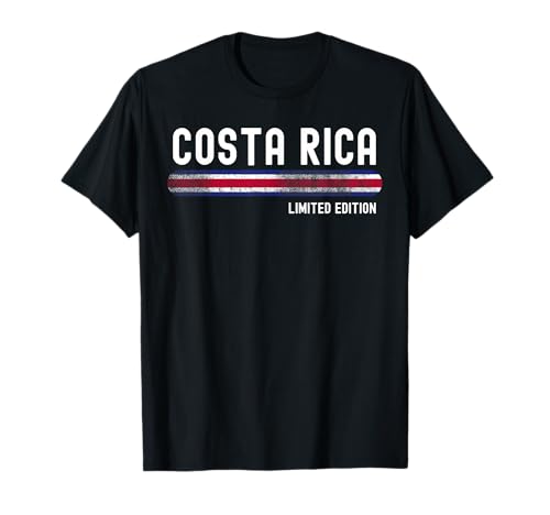 Costa Rica Flag | Costa Rican Vintage Distressed Camiseta
