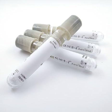 Non-Vacuum Sodium Fluoride Blood Collection Tubes | Sterile, Glucose Preserving, Anti-Glycolysis | Pack of 300 Tubes (PACK OF 200) (B0D6N1X7B1) Amazon Price History, Amazon Price Tracker