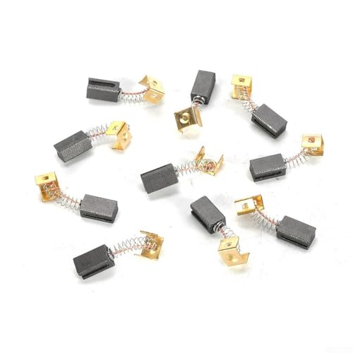 Solaughguy Escobillas de carbono de repuesto de 6,4 x 7,9 x 12,5 mm para amoladoras angulares B&D CD105 CD110 CD115 KG900 KG915 compatibles con modelo 596071-00, 10 unidades