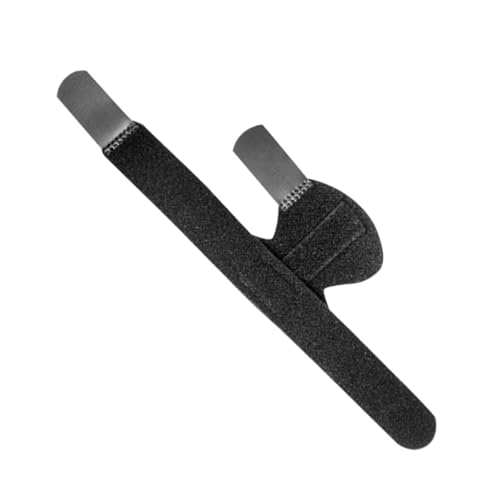 NOLITOY Finger Cots Mallet Splint Stabilizer Brace Thumb Brace Adjustable Stand Protective Brace Joint Protector Fixation Tool Protective Device Support Aluminum Bar Black
