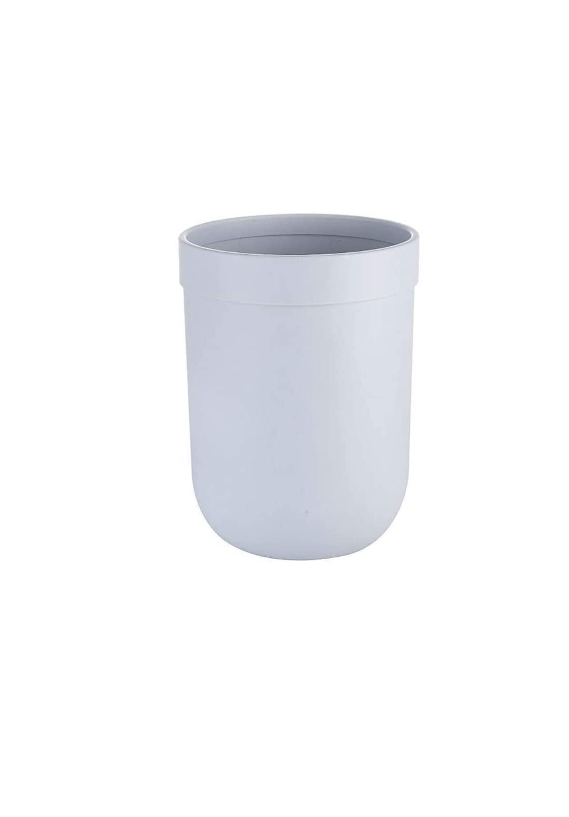Botes de Basura con Cubo de Basura con círculo de presión sin Tapa, Capacidad de 1,8/2,6 galones, for residuos de Cocina, baño, Sala de Estar Aire Libre y hogar(Gray Blue,L)