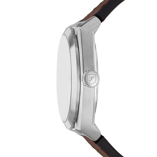 Image of Fossil Men's Everett Quartz Stainless Steel Watch, Three-Hand Watch for Men