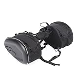 Bolsa Moto Bolsa De Sillín Motocicleta Compatible con Yamaha para Tracer 9 900 GT, Impermeable, Lateral, De Gran Capacidad Paquete De Equipaje para Moto Bolsa para Alforjas De Moto(PU NO PLATIC)