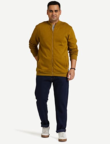 Image of Amazon Brand - Symbol Men Cotton Blend High Neck Fleece Sweatshirt