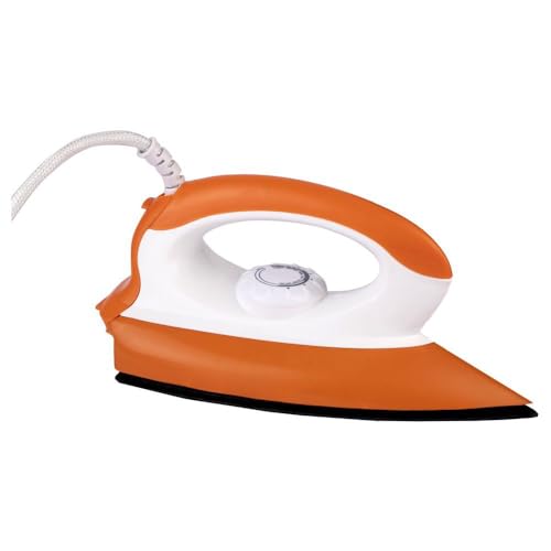 Image of Kelvinator Dry Iron with LED Indicator, Orange and White (KDISP0061)