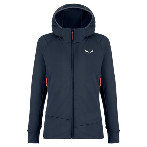 Veste Salewa Puez Pl W Hd Jacket pour femme adepte de randonnée et trekking