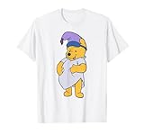 Disney Winnie the Pooh Cute Pooh Ready To Sleep Big Portrait T-Shirt