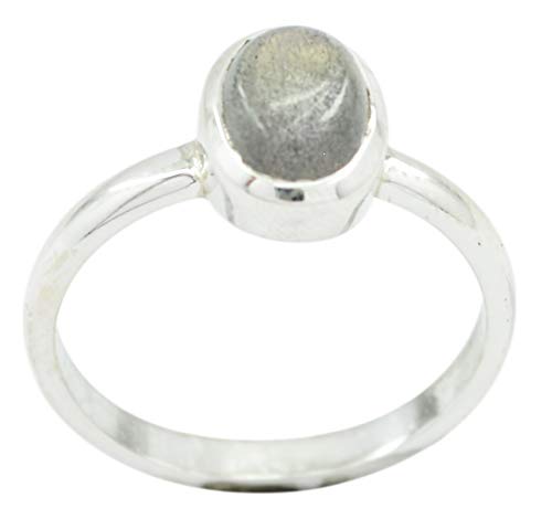 Bague argent sterling 925 multi gemmes naturelles anti allergie bague RIYO