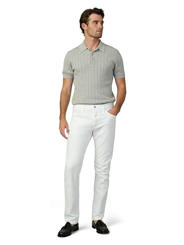 Image of Joe's Jeans Men's Asher Slim Leg Jean, Clean White, 31W x 34L