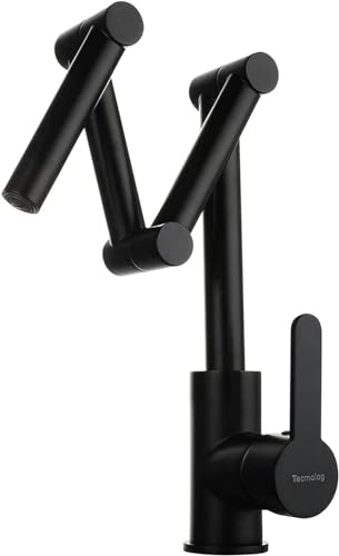 Robinet 3 voies extractible filtre eau chrome double mode