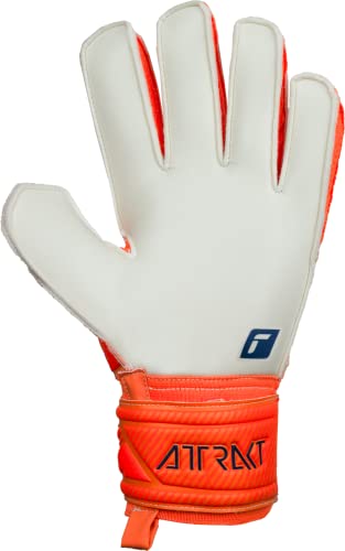 Reusch Attrakt Solid Goalkeeper Gloves, Orange/Blue, Size 10 #TOP2