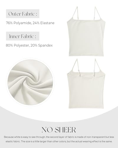 SUUKSESS Women Sexy Square Neck Tank Top Summer Y2K Going Out Basic Cami Shirt