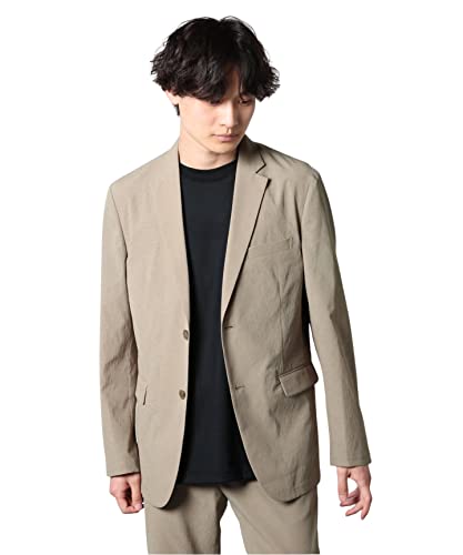 [ジャーナルスタンダード]【EVALET/エバレット】クレープ テーラードジャケット L ベージュ