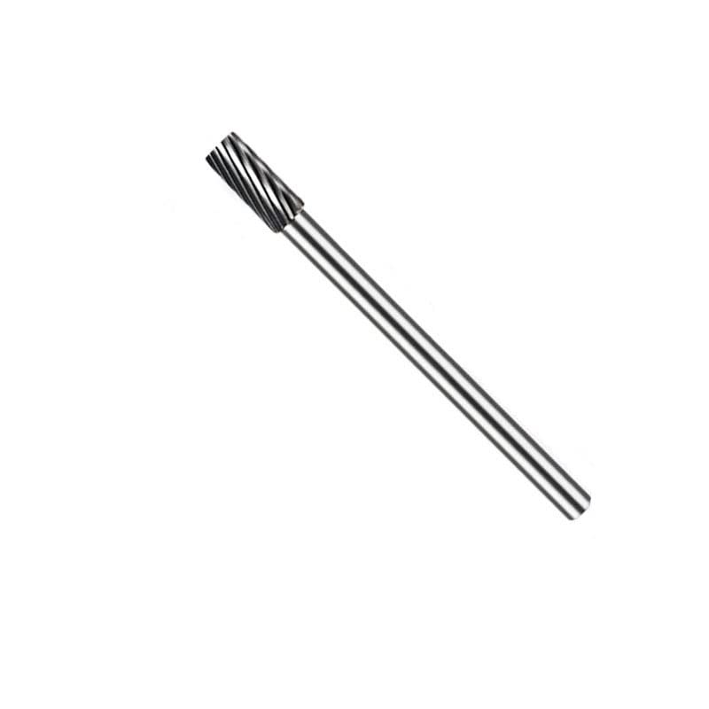 100mm bardzo długi 1/4 zestaw zadziorów z węglika spiekanego rzeźba szlifierka narzędzia ścierne zadzior obrotowy pilnik zgrzyt frez wiertło do drewna metal(6x10mm Single 5pcs)