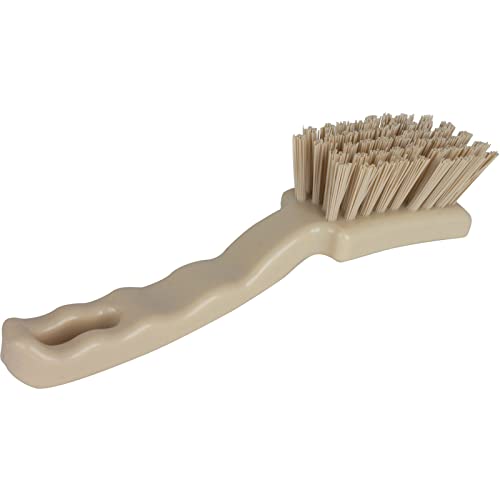 Image of SPARTA 41395EC25 Plastic Scrub Brush, Detail Brush, Kitchen Brush with Hanging Hole for Cleaning, 7 Inches, Tan (Pack of 3)