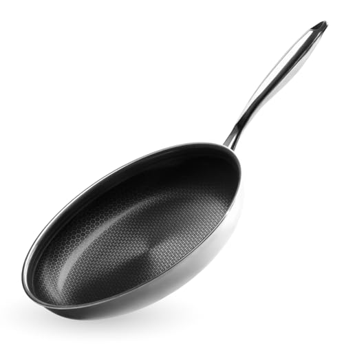 Onyx Cookware Bratpfanne 28 cm | Beschichtete Pfanne Induktion | Für alle Herdarten | Kratzfeste...