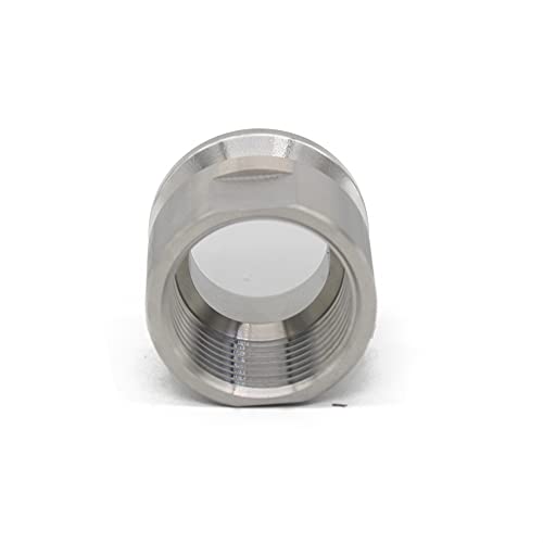 Image of SS304 KF25 NPT Female Adaptor thread 1 /2 inch NW25 KF Female coupling ISO-KF25 X FNPT 1 /2 inch