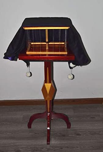 MOMOMAGE Deluxe Schwimmender Fliegentisch mit auftretendem Vogelkäfigtisch, multifunktional, Taube, Zaubertricks, Bühnen-Illusionen, Manipulation, Mentalismus für professionelle Magier