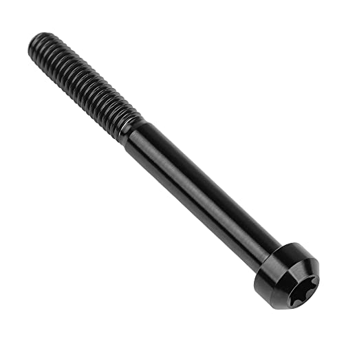 Image of Titanium Torx Square Head M6 x 10 15 20 25 30 35 40 45 50 60 65 70 80mm Screw Pack of 5 (Black, M6x60mm)