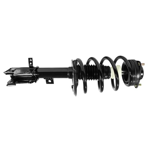Image of Detroit Axle - 6pc FWD Struts Kit for 2009 2010 Dodge Journey, 4 Front and Rear Struts with Coil Spring Assembly 2 Front Sway Bar End Links Replacement Suspension Kit