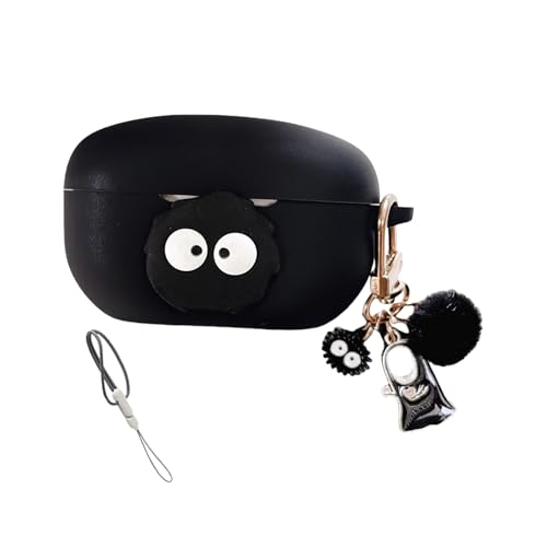 For WF-1000XM5/m4�p�̃P�[�X �J�o�[ ���� �L�����N�^�[ �n�� �l�C �������3D �S�ʕی� �����h�~ �ϏՌ� (m,WF-1000XM4)